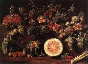 BONZI, Pietro Paolo Fruit, Vegetables and a Butterfly oil painting
